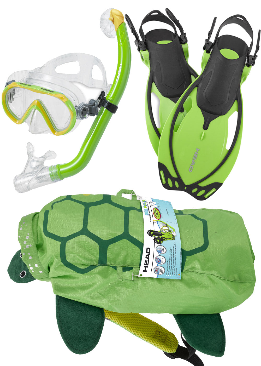 Mares Sea Pals Junior Snorkeling Set - Mask, Snorkel, Fins & Bag For Kids
