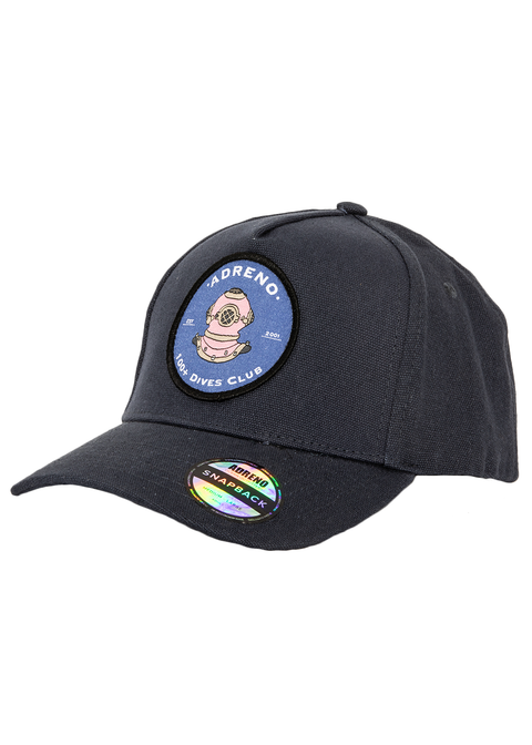 Adreno Neilsen Snapback Cap - Woven Helmet Badge