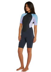 ONeill Womens Reactor II 2mm Short Sleeve Back Zip Spring Suit