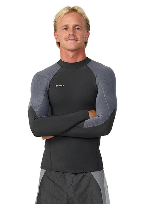 ONeill Mens Hyperfreak 2mm LS Wetsuit Jacket