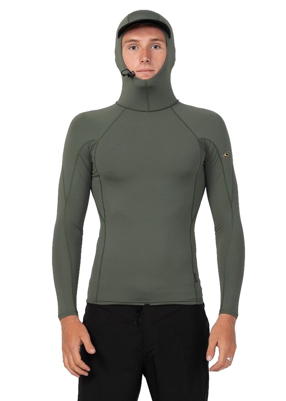 ONeill Mens Hyperfreak Skins Hooded LS Rashie