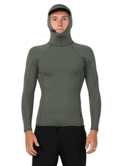 ONeill Mens Hyperfreak Skins Hooded LS Rashie