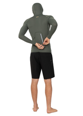 ONeill Mens Hyperfreak Skins Hooded LS Rashie