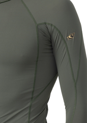 ONeill Mens Hyperfreak Skins Hooded LS Rashie