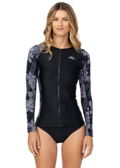 ONeill Womens Laney Zipper LS Rashie
