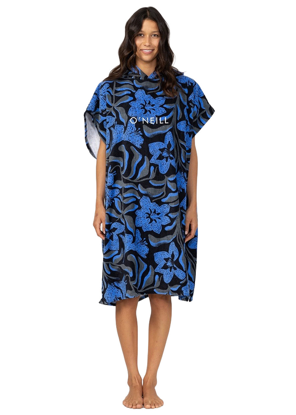 ONeill Womens Seawater Floral Hooded Towel