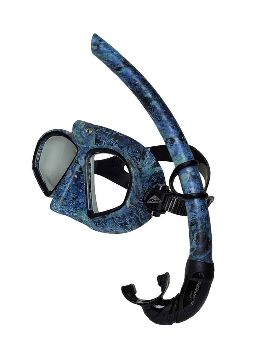 Ocean Hunter Phantom Go Pro Mask and Offshore Snorkel Set