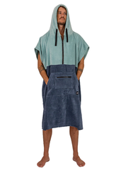 Ocean & Earth Mens Horizon Zipper Hooded Towel