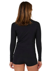 Ocean & Earth Womens Oceana Zipper LS Lycra Rashie