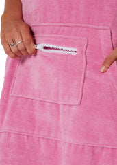 Ocean & Earth Womens Zipper Pocket Hooded Towel