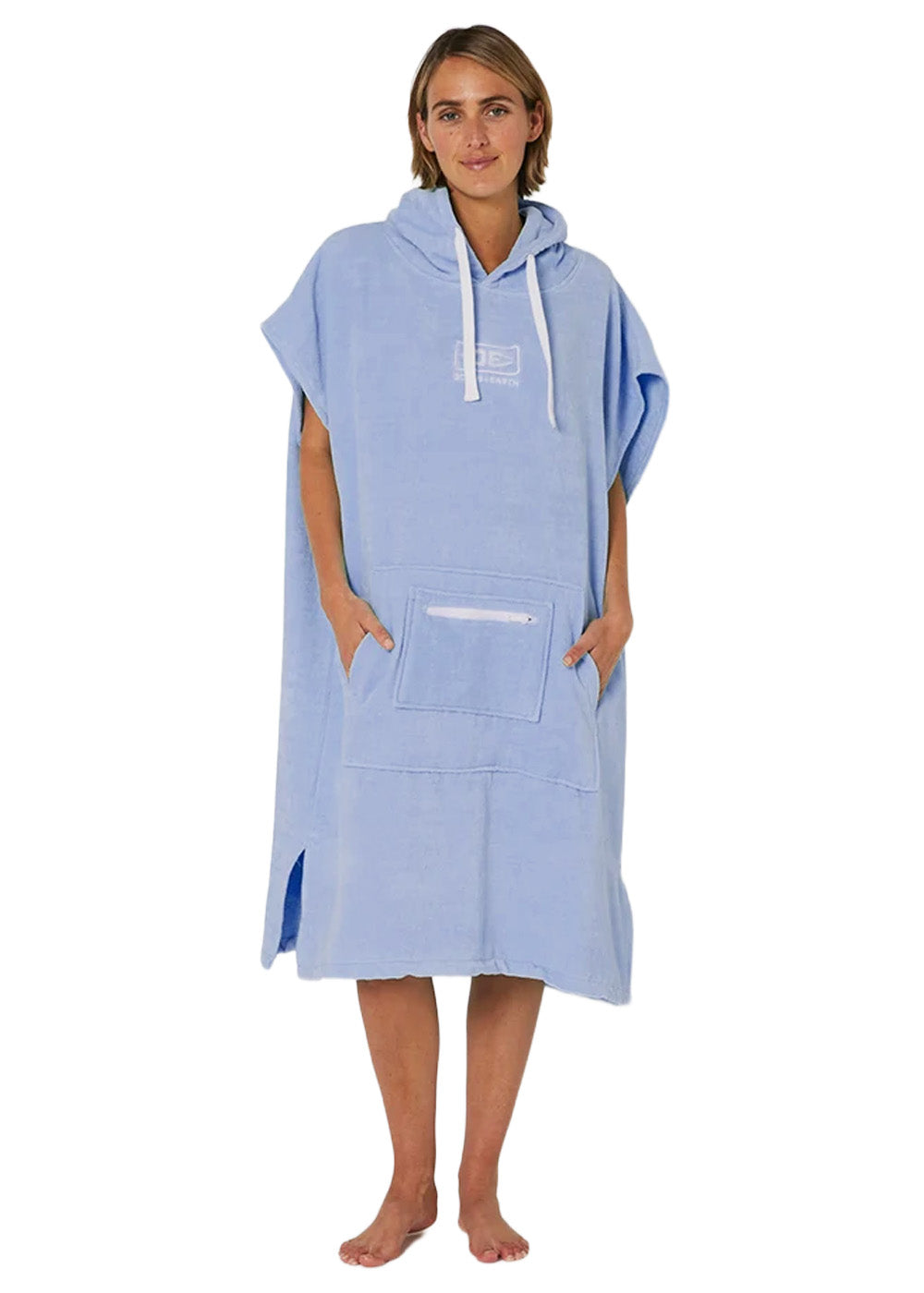 Ocean & Earth Womens Zipper Pocket Hooded Towel