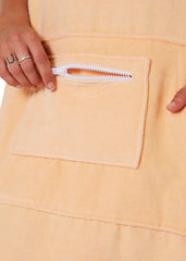 Ocean & Earth Womens Zipper Pocket Hooded Towel
