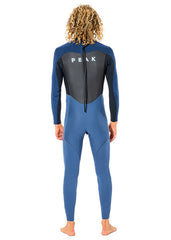 Peak Mens Energy 3/2mm Flatlock Back Zip Steamer Wetsuit