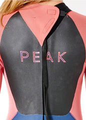 Peak Girls Energy 3/2mm GB Back Zip Steamer Wetsuit