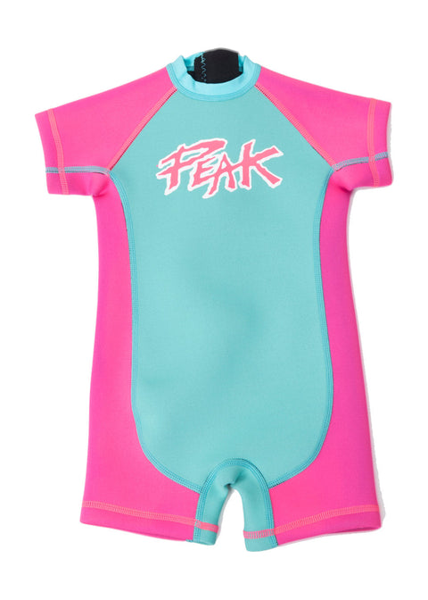 Peak Groms Energy Short Sleeve 1.5mm Back Zip Spring Suit