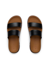 Reef Womens Vista Luxe Thea Sandals 6 / Black/Tan