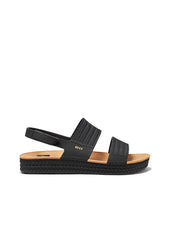 Reef Womens Water Vista Sandals 10 / Black