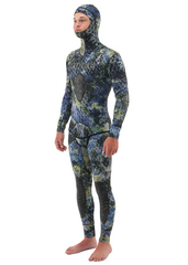 Riffe Mens Bommi-Tek 5mm Lined 2 Piece Wetsuit