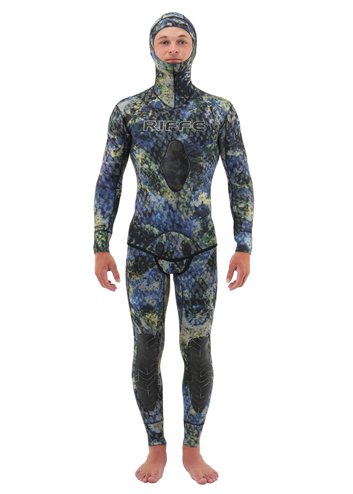 Riffe Mens Bommi-Tek 5mm Lined 2 Piece Wetsuit