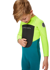 Rip Curl Groms Omega 3/2mm Back Zip Steamer Wetsuit