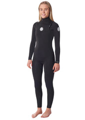 Rip Curl Womens Dawn Patrol 3/2mm Chest Zip Steamer Wetsuit