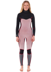 Rip Curl Womens Dawn Patrol 4/3mm Chest Zip Steamer Wetsuit