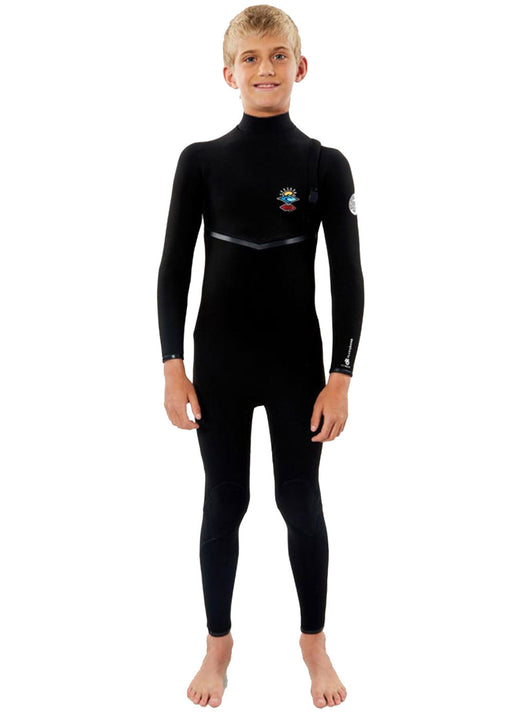 Rip Curl Youth Flashbomb 3/2mm Chest Zip Steamer Wetsuit