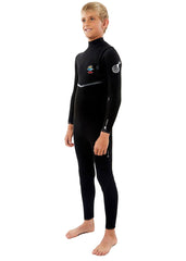 Rip Curl Youth Flashbomb 3/2mm Chest Zip Steamer Wetsuit