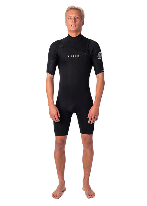 Rip Curl Mens Dawn Patrol 2mm Chest Zip Spring Suit