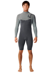 Rip Curl Mens E-Bomb 2mm Zipperless LS Spring Suit Wetsuit