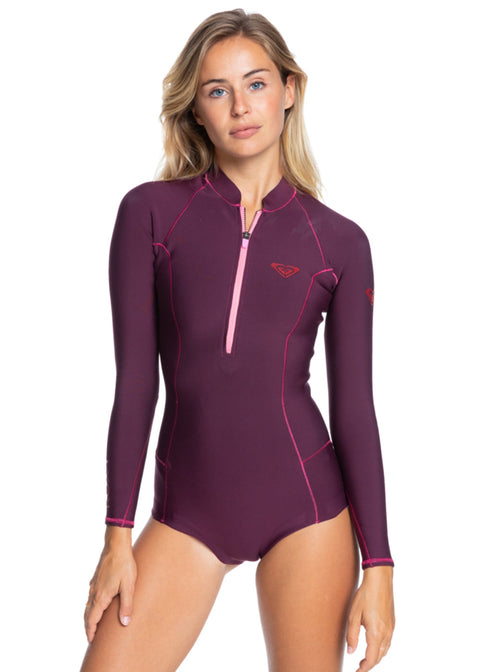 Roxy Womens 1mm Performance Long Sleeve Front Zip Spring Suit