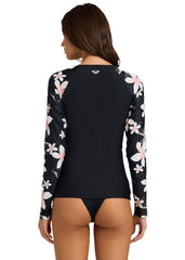 Roxy Womens Basic Mix Zipper LS Rashie