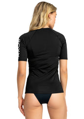 Roxy Womens Essentials Lycra FZ SS Rashie