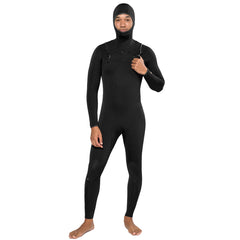 SALT Element Mens Chest Zip Hooded Steamer - 4/3mm