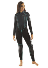 Seac Carezza Womens 2.5mm Front Zip Steamer Wetsuit
