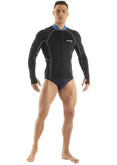 Seac Lover Mens L/S Zip Thru 2mm Top