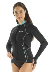 Seac Lover Womens L/S Zip Thru 2mm Top