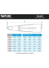 Seac Talent Freediving Fins