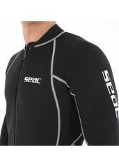 Seac Carezza Mens 2.5mm Front Zip Steamer Wetsuit