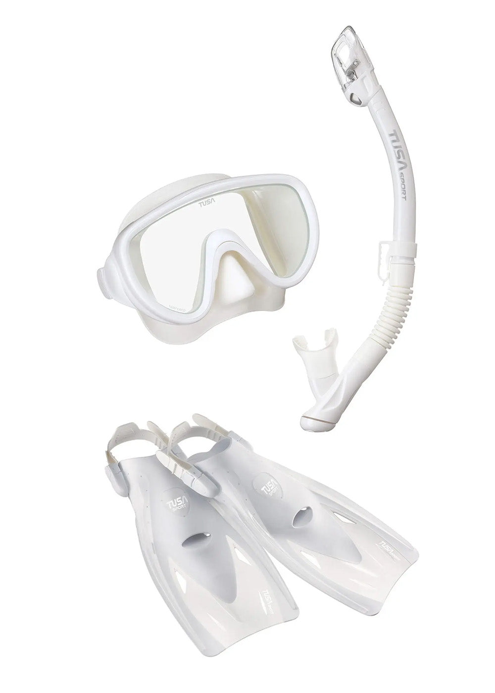 Tusa Serene Adult Travel Mask/Snorkel/Fin Pack