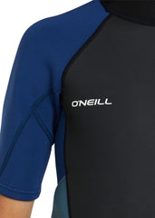 O'Neill Boys Reactor 2 2mm Back Zip Short Sleeve Spring Suit