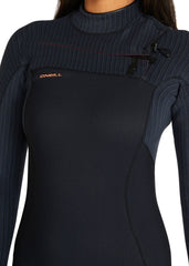 O'Neill Womens Hyperfreak Fire 3/2mm Chest Zip Steamer Wetsuit