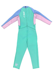 O'Neill Girls Toddler Reactor 2mm Back Zip Steamer Wetsuit