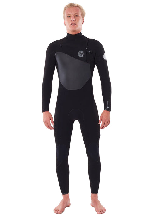 Rip Curl Mens Flashbomb 4/3mm Chest Zip Steamer Wetsuit