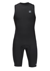 Billabong Mens Absolute 2/2mm Zipperless Short John Wetsuit