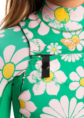 Roxy Girls Popsurf 1.5mm Long Sleeve Chest Zip Q-Lock Spring Suit