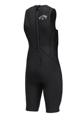 Billabong Mens Absolute 2/2mm Zipperless Short John Wetsuit