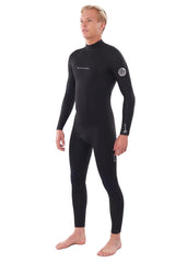 Rip Curl Mens Dawn Patrol 4/3mm GB Back Zip Steamer Wetsuit