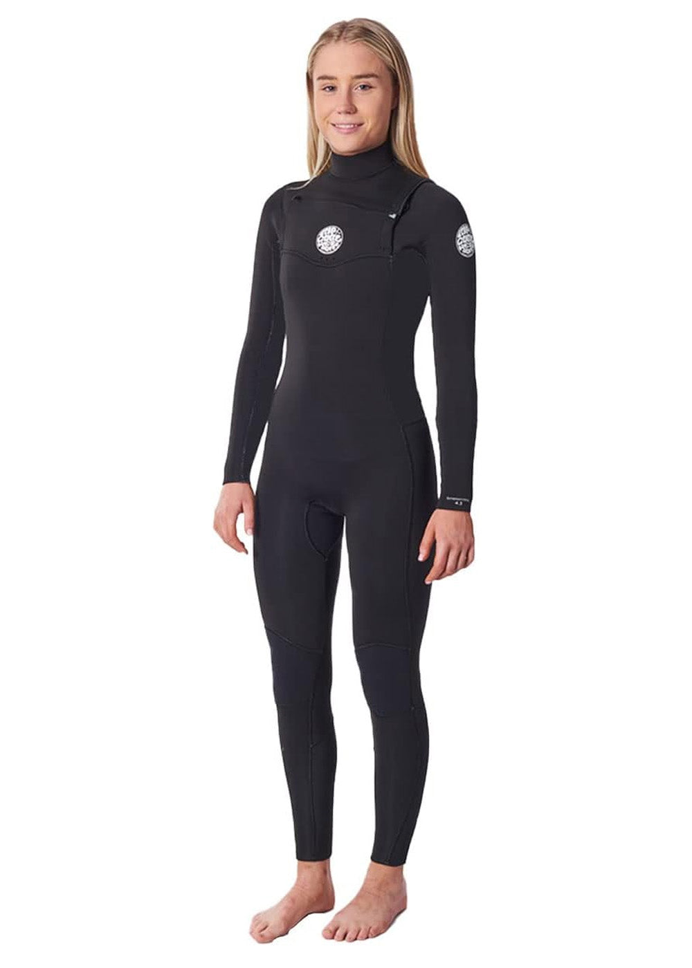 Rip Curl Womens Dawn Patrol 4/3mm Chest Zip Steamer Wetsuit