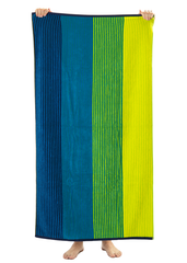 WW Double Jacquard Beach Towel Stripes